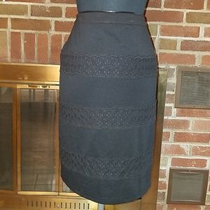 Spense Black Skirt